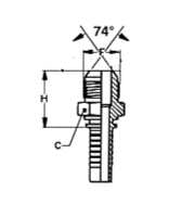 Sezione MASCHIO JIC SV. 74°