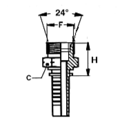 sezione MASCHIO DIN DKOS SV. 24°