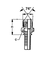 sezione MASCHIO KOMATSU SV. 74°