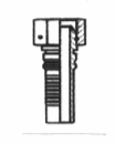 sezione FEMMINA DIRITTA INTERLOCK GAS CIL. SV. 60°