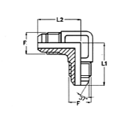 sezione NIPLES 90° MASCHIO-MASCHIO JIC